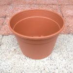 Vaso diam 20 cm riciclato in plastica similcotto semina-talea-vivaio Vaso diametro 20 cm in plastica similcotto da semina-talea-vivaio