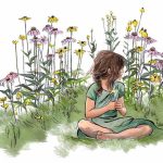 Illustrazione giardino Illustrazione giardino